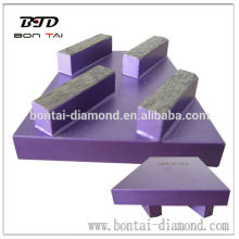 Diamant Keilblock mit 4 rechteckigen Segmente